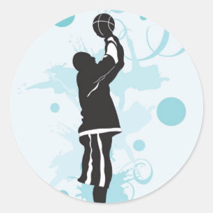 Autocollant de basket-ball