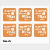 Autocollant de basket-ball (Feuille)