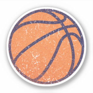 Autocollant de basketball en difficulté