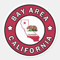 Autocollant de Bay Area California