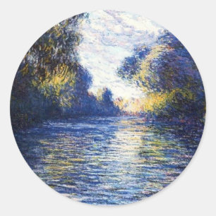 Autocollant de beaux-arts de Monet la Seine