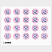 Autocollant de bébé dragon pastel mignon (Feuille)
