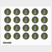 Autocollant de bébé lapin mignon (Feuille)