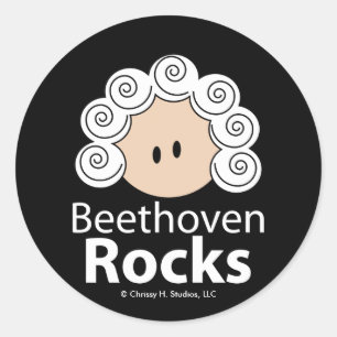 Autocollant de Beethoven de roches de Beethoven 20