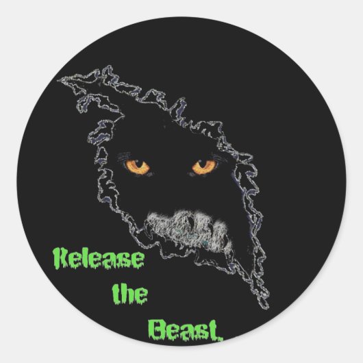 Autocollant de bête Lincoln Lynx (Devant)