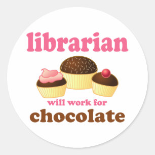 Autocollant de bibliothèque amusant