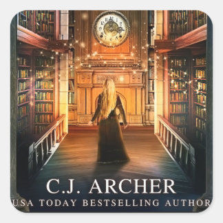 Autocollant de bibliothèque tordu