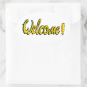 autocollant de bienvenue (Sac)