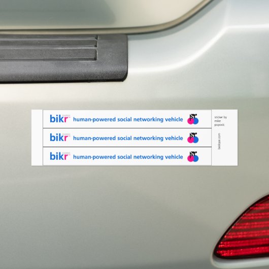 autocollant de bikr (En voiture)