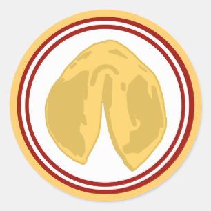 Autocollant de biscuit de fortune