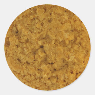 Autocollant de biscuits d'avoine