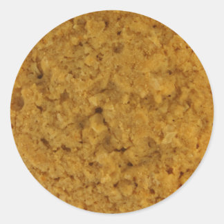 Autocollant de biscuits d'avoine