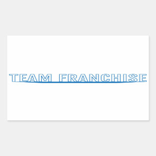Autocollant de blanc de concession d'équipe