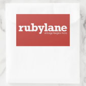 Autocollant de bloc de couleur Ruby Lane (Sac)