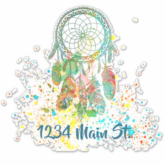 autocollant de boîte aux lettres Dreamcatcher (Devant)