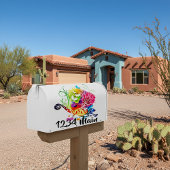 autocollant de boîte aux lettres Lizard