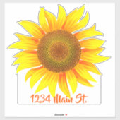 Autocollant de boîte aux lettres Sunflower (Feuille)