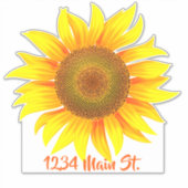 Autocollant de boîte aux lettres Sunflower (Devant)