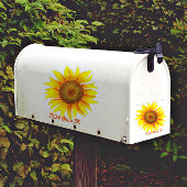 Autocollant de boîte aux lettres Sunflower