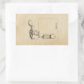 Autocollant de boîte Outcault "Ex Libris" (Sac)