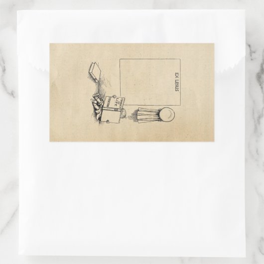 Autocollant de boîte Outcault "Ex Libris" (Sac)