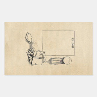 Autocollant de boîte Outcault "Ex Libris"
