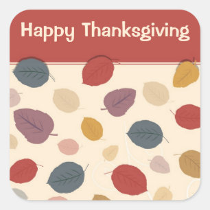 Autocollant de bon thanksgiving