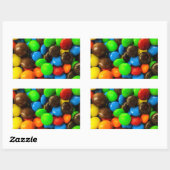 Autocollant de bonbons colorés (Feuille)