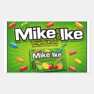 Autocollant de bonbons Mike & Ike