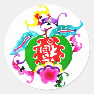 Autocollant de bonne chance