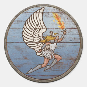 Autocollant de bouclier de Viking - Valkyrie