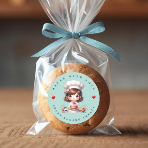 Autocollant de boulangerie Moderne Cuite Avec Amou