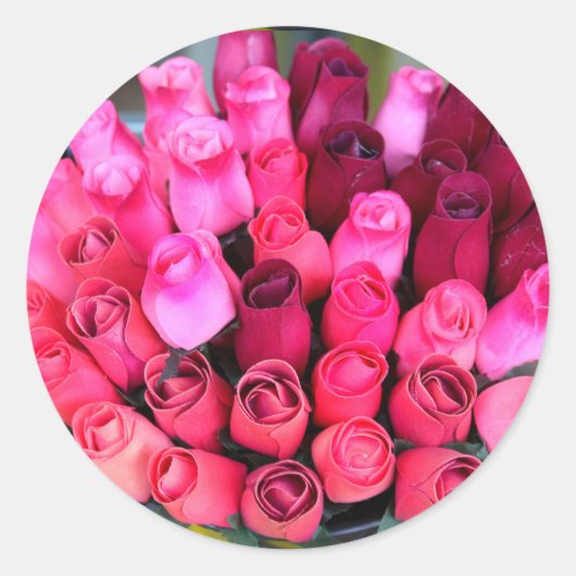 autocollant de bouquet de rose (Devant)