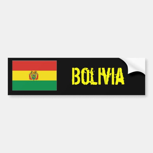 Autocollant de bumber de la Bolivie (Devant)