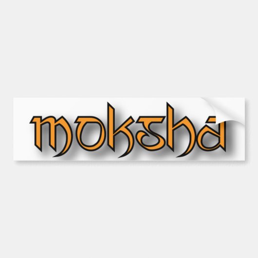 Autocollant de Bumber de voiture de Mosksha (Devant)