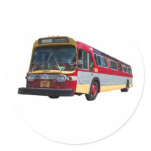 Autocollant de bus rétro Muni de San Francisco