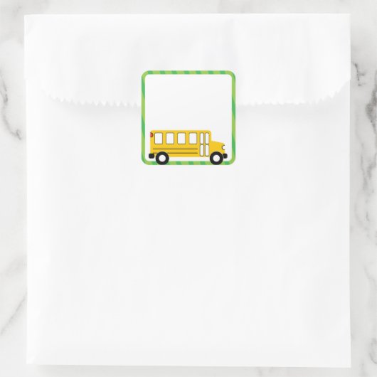 Autocollant de bus scolaire (Sac)