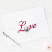 Autocollant de cadeau d'amour de baseball (Enveloppe)