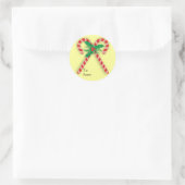 Autocollant de cadeau de canne à sucre (Sac)