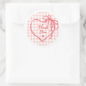 Autocollant de cadeau de la Saint-Valentin en form (Sac)