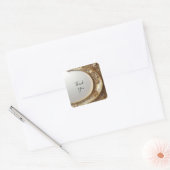 Autocollant de cadre orné doré (Enveloppe)