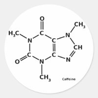 Autocollant de caféine