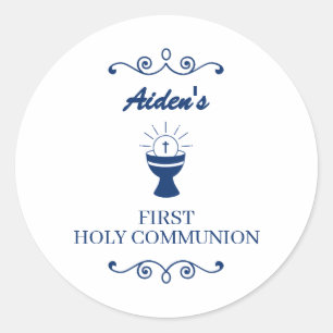 Autocollant de calice pour la première communion p