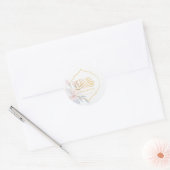 Autocollant de calligraphie arabe Eid Mubarak Flor (Enveloppe)