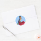 Autocollant de Camellia de bleuet oriental (Enveloppe)
