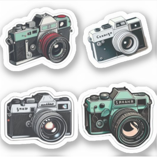 autocollant de caméra pour la couverture autocolla (Devant)