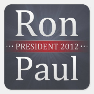 Autocollant de campagne de Ron Paul 2012