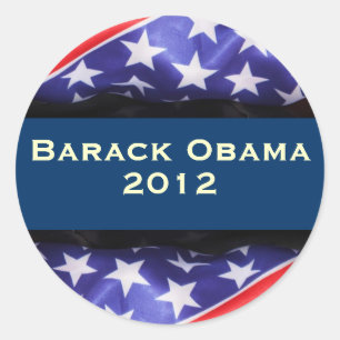 Autocollant de campagne d'OBAMA 2012