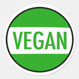 autocollant de campagne Vegan