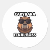 Autocollant de Capybara Boss Final (Devant)